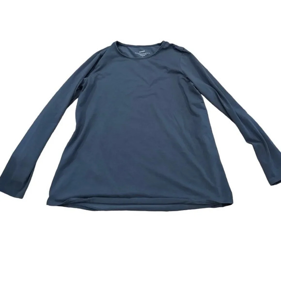 J Jill Pima cotton top Pure Jill Small Navy comfy top EUC - Picture 1 of 4